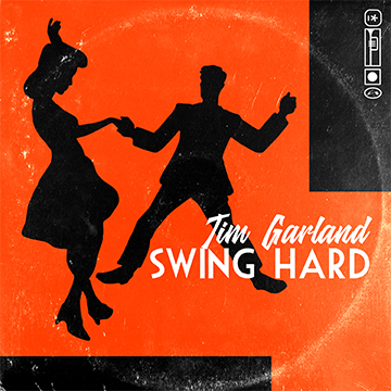 orange background people dancing swing hard